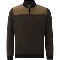 Jan Vanderstorm Sweatshirt "Sweatshirt MAGNUSGARD", Herren, Gr. XL, schwarz (schwarz gemustert), Obermaterial: 100% Baumwolle CO., Sweatshirts Sweatshirt