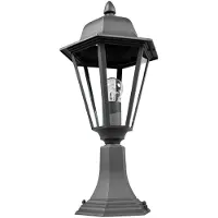LINDBY Sockelleuchte Edana, 52 cm, anthrazit, E27, IP44