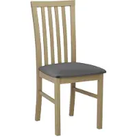 Mirjan 24 Stuhl Milano I, Esszimmerstuhl aus Buchenholz, 43x40x93 cm (Holzfarbe: Sonoma Eiche, Stofffarbe: Kronos 22)