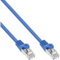 InLine Patchkabel, F/UTP, Cat.5e, blau, 7m, 7 m, Cat5e, F/UTP (FTP), RJ-45, RJ-45, Blau