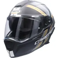 Caberg DRIFT EVO VERTICAL Integralhelm matt schwarz-gold-anthrazit XL XL in grau/gelb/schwarz