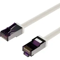 Shiverpeaks S/CONN maximum connectivity Flexline-Patchkabel cat. 6A S/FTP, hochflexibel, kurze Bauform, PIMF, 500MHz, weiß, 1,5m, 1,5 m, Cat6a, S/FTP (S-STP), RJ-45, RJ-45, Weiß