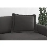 Trendmanufaktur Sofakissen "Bourbon", grau (beluga), B:70cm H:12cm T:70cm, Stoff, Polsterauflagen, Sofakissen, modernes Flatkissen 70x70 cm, in trendigem Cord erhältlich, universal