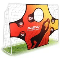 Neo-Sport Fußballtor 245 x 155 x 80 cm + Tormatte