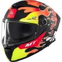 MT THUNDER 4 SV YAMANAKA Integralhelm S in gelb/orange/rot