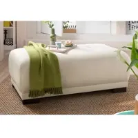 Home affaire Hocker "Langeland", beige, B:120cm H:47cm T:70cm, Webstoff (100% Polyester);Filzoptik (100% Polyester);Struktur (100% Polyester), Hocker, Hocker, passend zur Serie "Langeland"