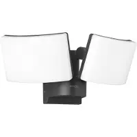Oktaplex LED Außenwandleuchte IP65 3200lm Wandleuchte mit 2 Leuchtkörper warmweiß 3000K Außenstrahler Außenlampe anthrazit
