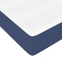 Syfax Taschenfederkernmatratze Mittel Blau 160x200x20 cm Stoff
