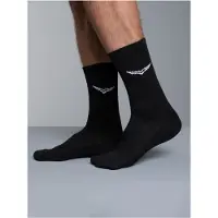 Trigema Socken "Sportsocken im Doppelpack", Herren, Gr. 35-38, schwarz, Baumwollmischung, Socken Socken