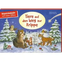 Sonstige Verlage Adventskalender für Kinder ab 5 Jahren: Tiere auf dem Weg zur Krippe, 24 Kapitel, Sternenfächer