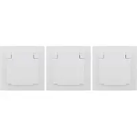 McPower Schutzkontakt-Steckdose Flair 250V/16A UP IP44 weiß 3er-Pack