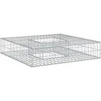 Syfax Gabionen Hochbeet Silber