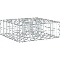 Syfax Gabionen Hochbeet Silber