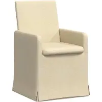 vidaXL Esszimmerstühle 2 stk. Stoff Creme 57 x 67 x 95 cm