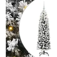 vidaXL Künstlicher Weihnachtsbaum mit 150 LEDs mit Ständer Grün 150 cm