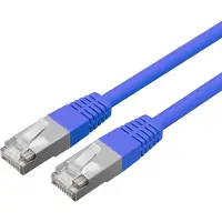 Shiverpeaks BASIC-S Patchkabel, Kat. 6, S/FTP, blau, 15,0 m