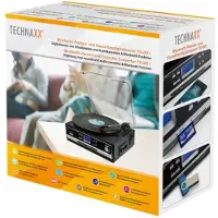 Technaxx Multifunktionsspieler "TX-22+", schwarz, B:30,1cm H:13,2cm T:32,3cm, Plattenspieler, Multifunktionsspieler