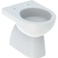 Geberit Stand-WC Keramag / Renova Tiefspler mit Splrand wei KeraTect Spezialglasur ohne WC-Sitz