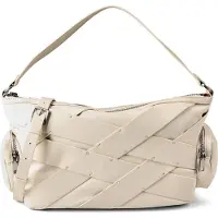 Desigual Stylische weiße Damenschultertasche mit vielseitigen Trageoptionen