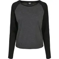 Urban Classics Contrast Raglan Langarm-t-shirt