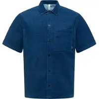 Ragwear Kurzarmhemd "Kurzarmhemd Teecord", Herren, Gr. XXL, N-Gr, blau (night blau), Obermaterial: 56% Polyester PES. 44% Baumwolle CO., Hemden Kurzarmhemd