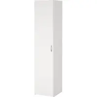Tvilum 704044949, Weiß, Garderobe, 3 Regale, 1 Tür(en), Weiß, Faserplatte mit hoher Dichte (HDF)