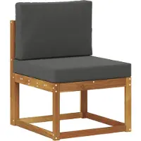 vidaXL Outdoor Mittelsofa Massivholz Akazie Natur