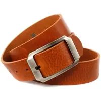 Anthoni Crown Ledergürtel , Herren, Gr. 11,5, braun (cognac), Leder, unifarben, Gürtel Ledergürtel, Herrengürtel in cognac
