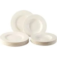 Vivo by Villeroy & Boch vivo - Villeroy & Boch Group - Basic White Tafelservice 12 teilig 6 Personen Wei