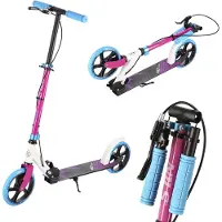 NILS Hm0107 Weiss-Rosa Tretroller