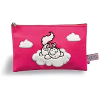 Inny Theodor Federmäppchen, Kosmetiktasche, Dunkelrosa - Eleganz und Funktionalität