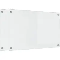 Syfax Küchenrückwand 2 pcs Transparent 80 x 50 cm Gehärtetes Glas