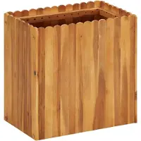 Syfax Garten-Hochbeet 50 x 30 x 50 cm Massivholz Akazie