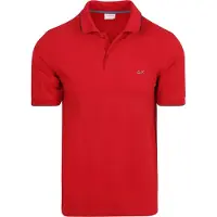 Sun68 Poloshirt Small Stripe Collar Rot - XXL