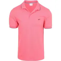 Sun68 Poloshirt Small Stripe Collar Rosa - XXL
