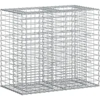 Syfax Gabionen Hochbeet Silber