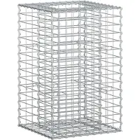 Syfax Gabionen Hochbeet Silber