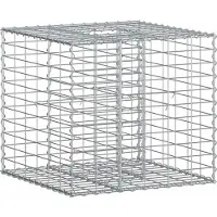 Syfax Gabionen Hochbeet Silber