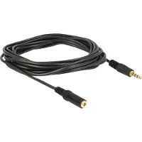 DeLOCK 84668, 3.5mm, Männlich, 3.5mm, Weiblich, 3 m, Schwarz