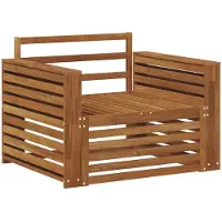vidaXL 2 stk. Outdoor-Sofa Natur