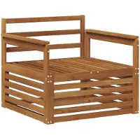 vidaXL 2 stk. Outdoor-Sofa Natur