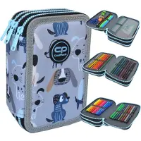 CoolPack JUMPER 3 gefülltes Federmäppchen Federmappe Schülermäppchen Federtasche Doggy
