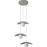 Osram Hängeleuchte Decor Pearl, 3-flammig, beige, Filz, G9