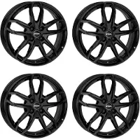 Rial 4 Felgen Lucca 6.5x16 ET40 4x100 SW für NISSAN Micra Note