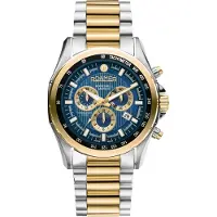 Roamer Herren Armbanduhr Rockshell Mark III Chrono 44 mm Armband Edelstahl 220837 48 45 20