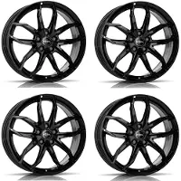 Rial 4 Felgen Lucca 7.5x17 ET52,5 5x108 SW für LAND ROVER Freelander