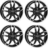 Rial 4 Felgen Lucca 6.5x16 ET40 4x100 SWFP für MAZDA 2 323 MX-5
