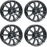 Rial 4 Felgen Milano 6.5x15 ET38 4x100 TITA für MINI/BMW Cabrio Clubman Cabrio Coupe
