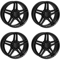 Rial 4 Felgen M10 6.5x16 ET38 5x112 SW für MERCEDES-BENZ A B C CLA CLC CLK E Vaneo