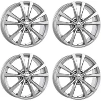 Rial 4 Felgen M12 8.0x19 ET52 5x112 SIL für MERCEDES-BENZ C CLA EQA EQB GL GLA GLB GLE M R V Viano